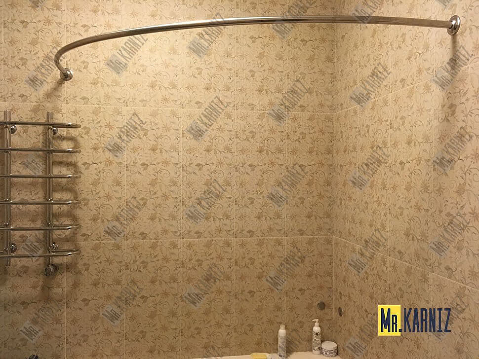 Карниз для ванны Relisan Vayer Azalia 150х105 Усиленный 20 мм MrKARNIZ фото 13