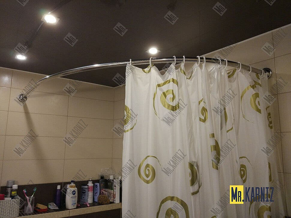 Карниз для ванны Akrilan Helena 135х135 Усиленный 20 мм MrKARNIZ фото 8
