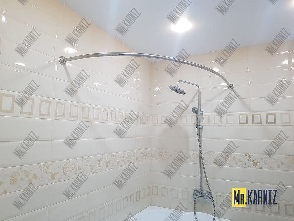 Карниз для ванны Triton Кайли 150х100 Усиленный 20 мм MrKARNIZ фото 7