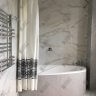 Карниз для ванной Угловой Асимметричный Дуга 150х95 (Усиленный 25 мм) MrKARNIZ фото 19