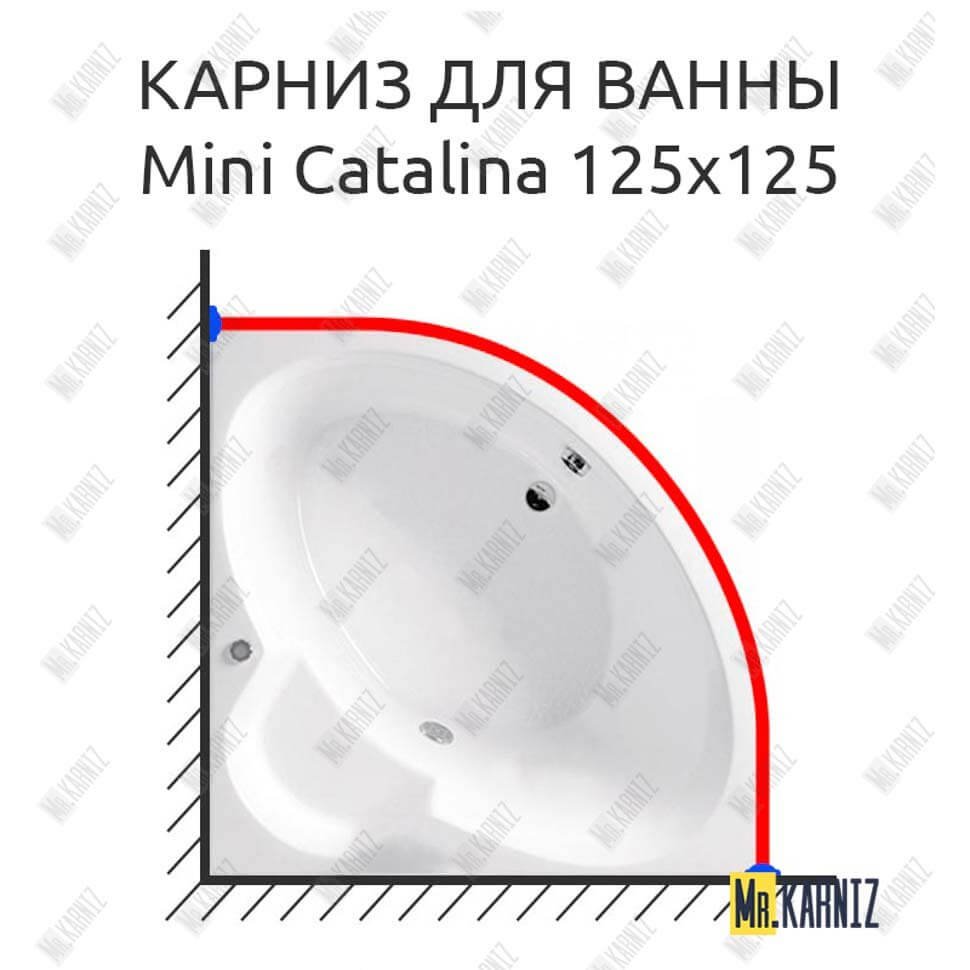 Карниз для ванны Vagnerplast Mini Catalina 125х125 Усиленный 20 мм MrKARNIZ Карниз для ванны Vagnerplast Mini Catalina 125х125 Усиленный 20 мм MrKARNIZ