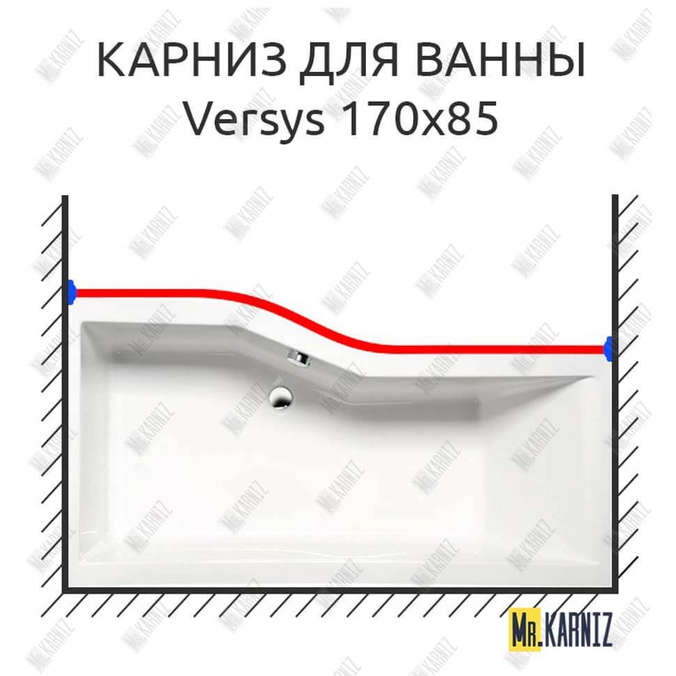 Карниз для ванны Alpen Versys Передний борт 170х85 Усиленный 20 мм MrKARNIZ Карниз для ванны Alpen Versys Передний борт 170х85 Усиленный 20 мм MrKARNIZ