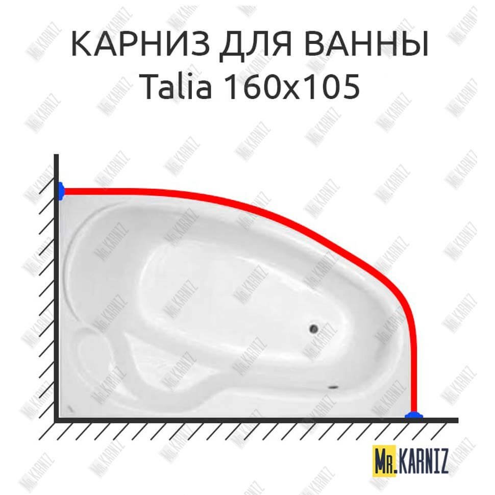 Карниз для ванны THERMOLUX TALIA 160х105 Усиленный 20 мм MrKARNIZ Карниз для ванны THERMOLUX TALIA 160х105 Усиленный 20 мм MrKARNIZ
