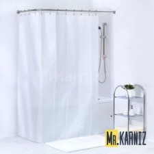 Штора для ванной Жаккард Mariana Silver Rain